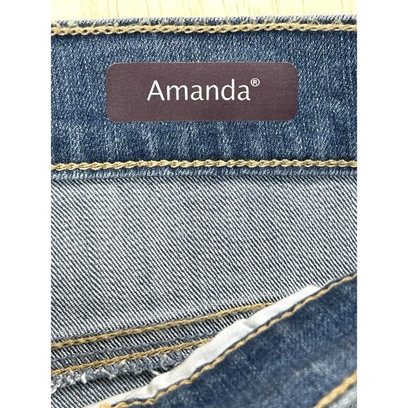 Gloria Vanderbilt Women' Amanda Jeans Size 16S Light Wash Denim - Picture 11 of 16